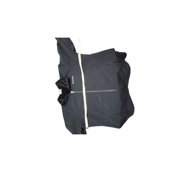 Columbia Mens Softshell Jacket Fleece Lined Full Zip‎ Coat Outdoor Black - Picture 5 of 5